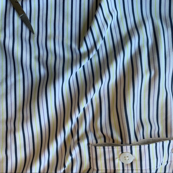 Nike Dri-Fit UV Striped Short Sleeve Polo Shirt - Picture 6 of 7